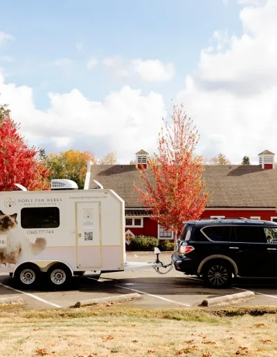 Noble Paw Werks grooming trailer